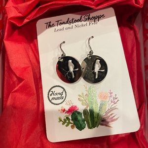 Brand new in box!  Handmade 🐦 bird earrings